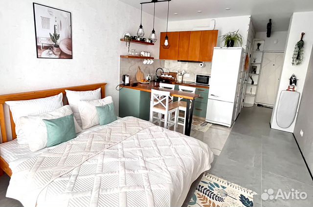 

Квартира-студия, 25,5 м², 1 кровать