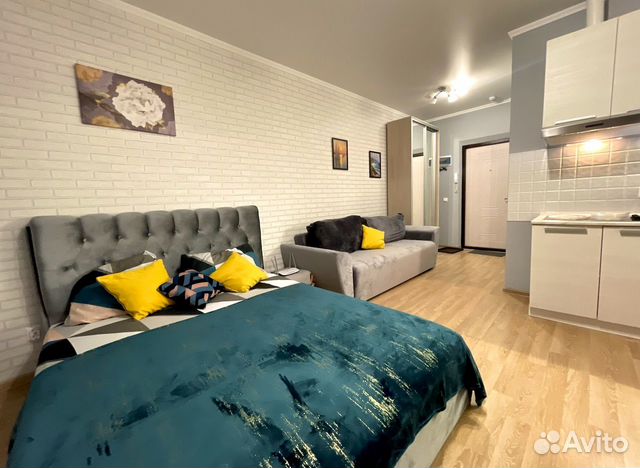 

Квартира-студия, 28 м², 2 кровати