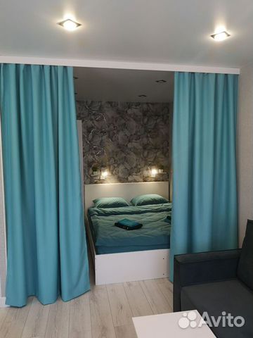 

Квартира-студия, 33 м², 2 кровати