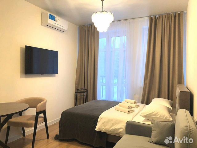 

Квартира-студия, 25 м², 2 кровати