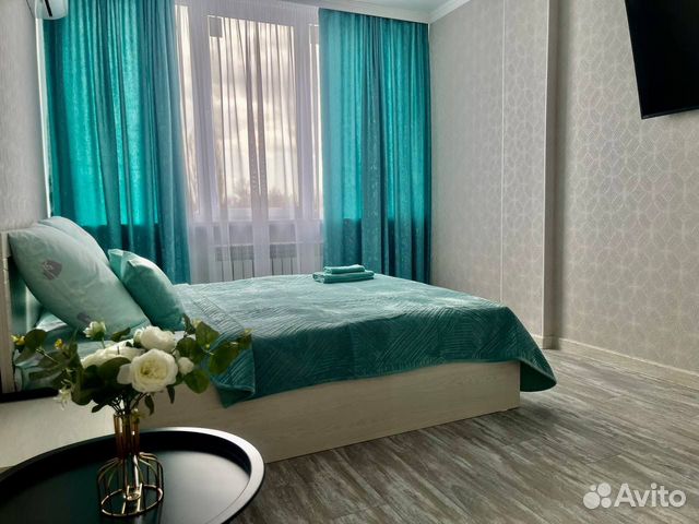 

1-к. квартира, 44 м², 2 кровати