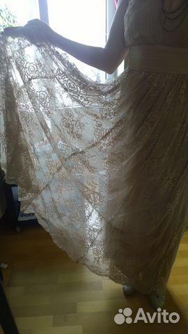 Платье в пол zara, цвете пудры, 44-46 (М) Платье в пол zara, цвете пудры, 44-46 (М)