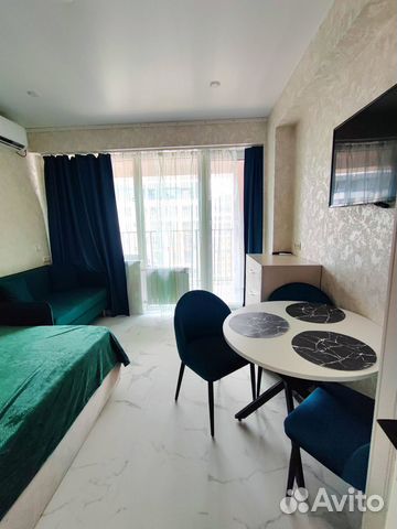 

Квартира-студия, 27 м², 2 кровати