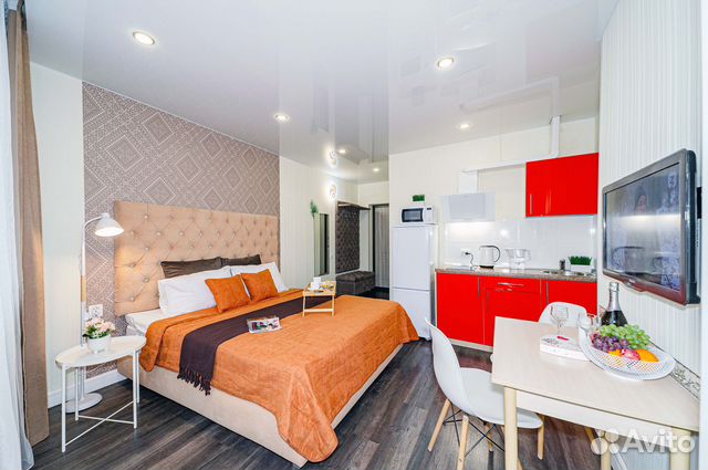 

Квартира-студия, 25 м², 1 кровать