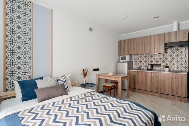

Квартира-студия, 28 м², 2 кровати