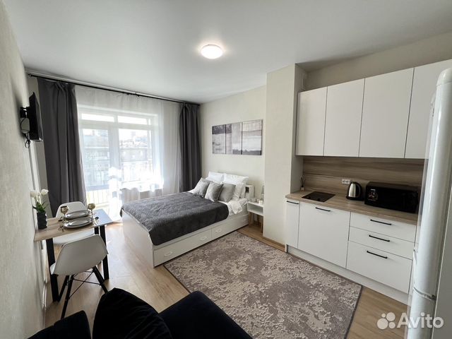 

Квартира-студия, 26 м², 2 кровати