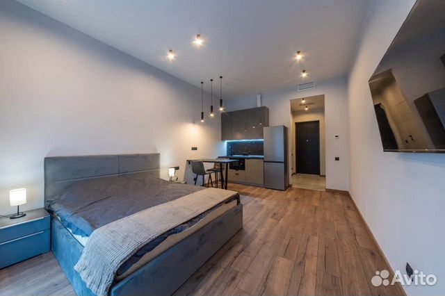 

Квартира-студия, 30 м², 1 кровать