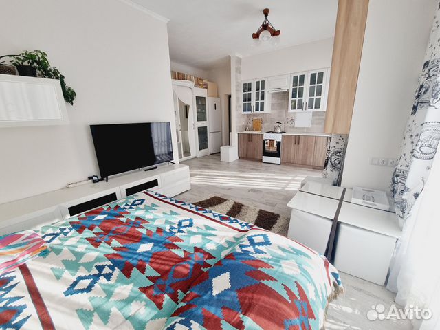 

Квартира-студия, 28 м², 2 кровати