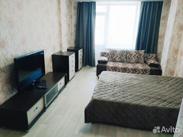 

1-к. квартира, 46 м², 2 кровати