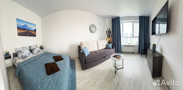 

1-к. квартира, 40 м², 2 кровати