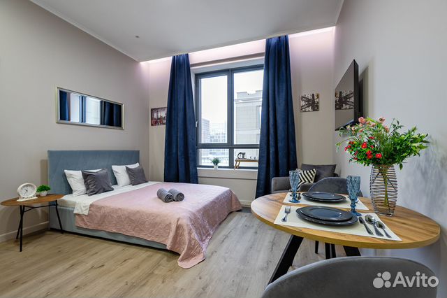 

Квартира-студия, 24 м², 1 кровать