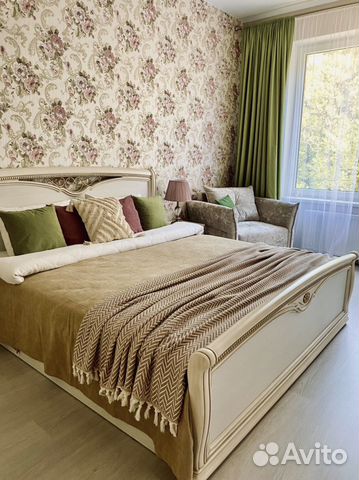 

1-к. квартира, 42 м², 3 кровати