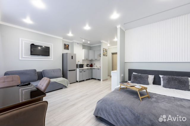 

Квартира-студия, 35 м², 2 кровати
