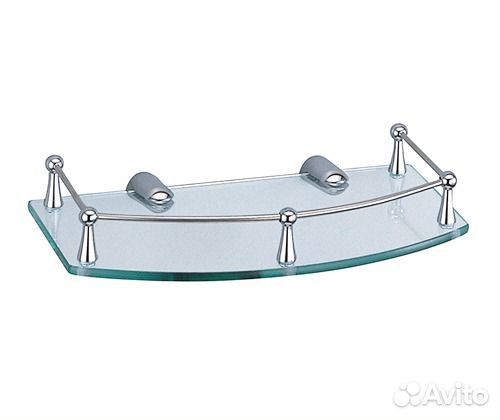 Аксессуары в ванную полка WasserKraft K-588 хром