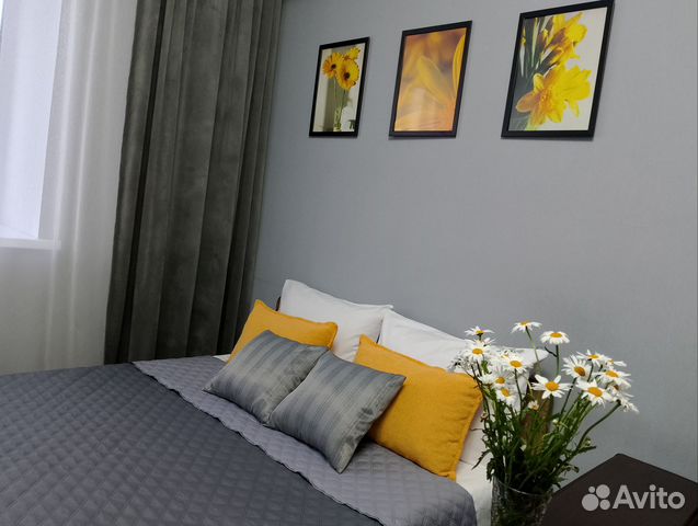 

1-к. квартира, 44 м², 2 кровати