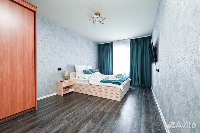 

1-к. квартира, 44 м², 2 кровати