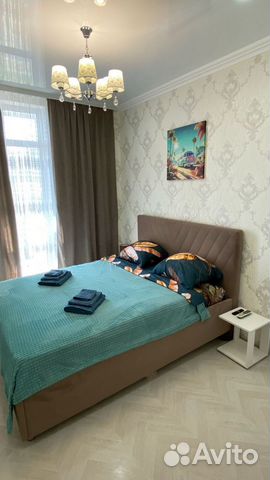 

1-к. квартира, 45 м², 3 кровати