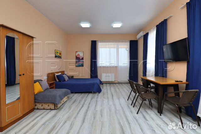 

Квартира-студия, 35 м², 3 кровати