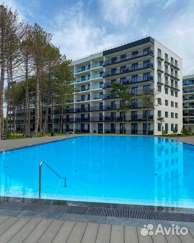 

Квартира-студия, 34 м², 2 кровати