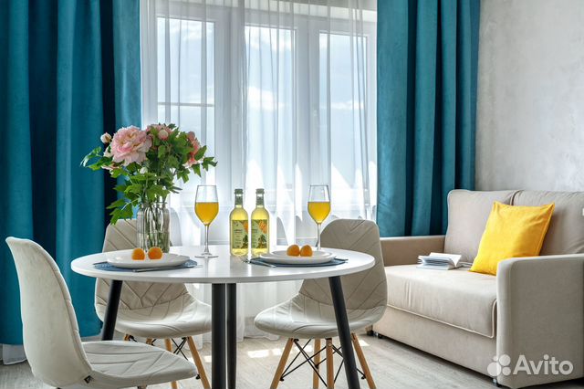 

1-к. квартира, 42 м², 2 кровати
