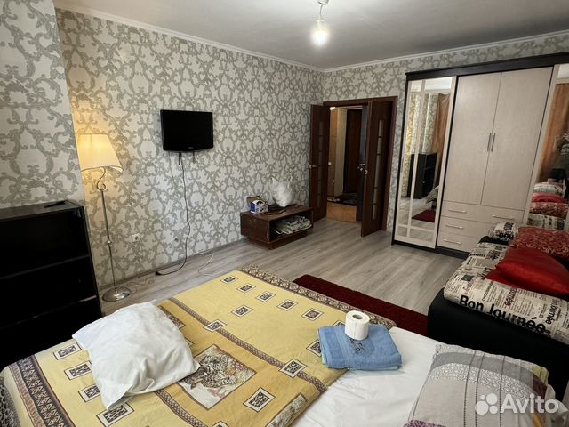 

1-к. квартира, 45 м², 2 кровати