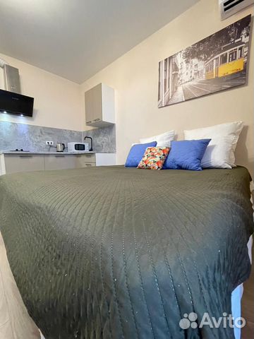 

Квартира-студия, 35 м², 2 кровати
