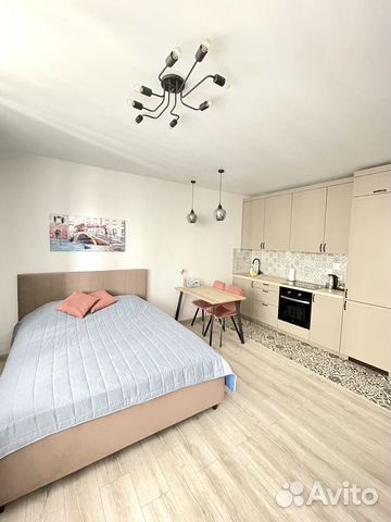 

Квартира-студия, 30 м², 1 кровать