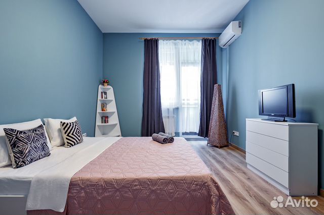 

1-к. квартира, 45 м², 2 кровати