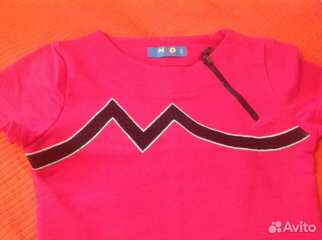 Платье трикотажное с водолазочкой, юбка мини