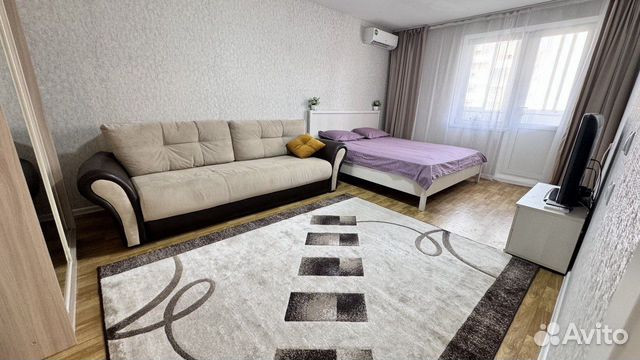 

1-к. квартира, 45 м², 2 кровати