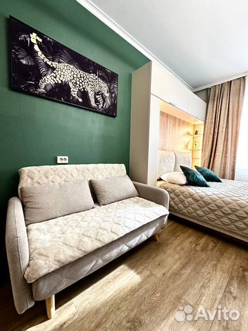 

Квартира-студия, 25 м², 2 кровати