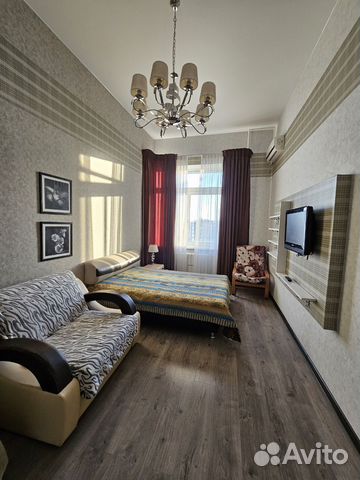 

1-к. квартира, 44 м², 3 кровати