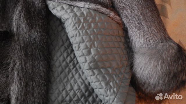 Шуба из нутрии+песец с капюшоном Шуба из нутрии+песец с капюшоном