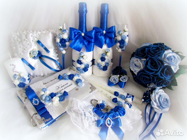 Наборы свадебных аксессуаров в любом цвете и стиле