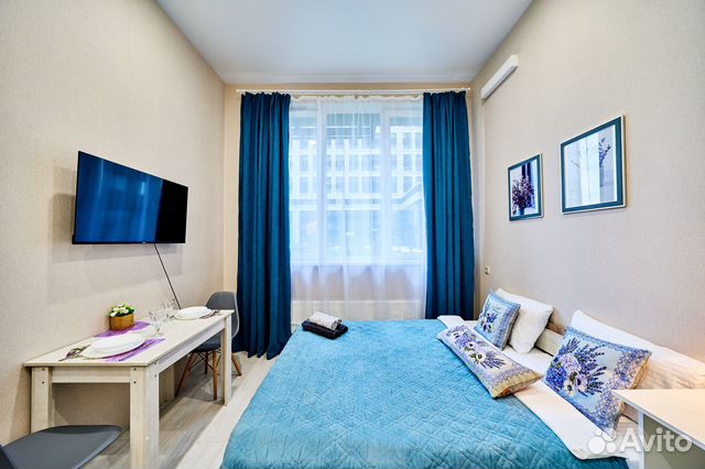

Квартира-студия, 24 м², 1 кровать