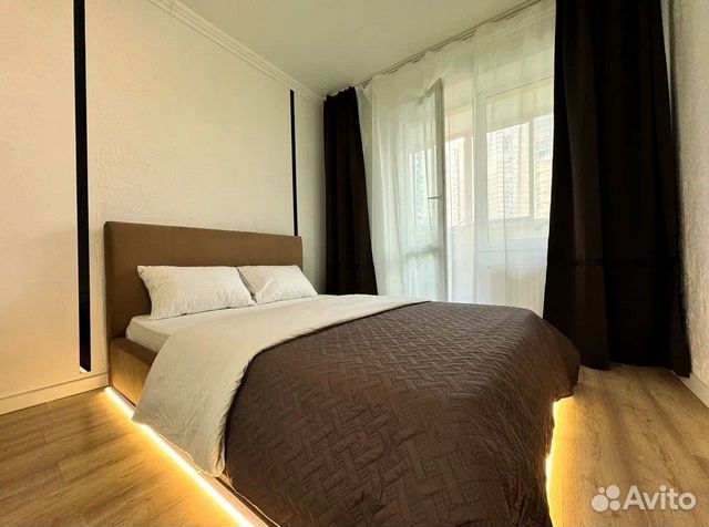

1-к. квартира, 42 м², 2 кровати
