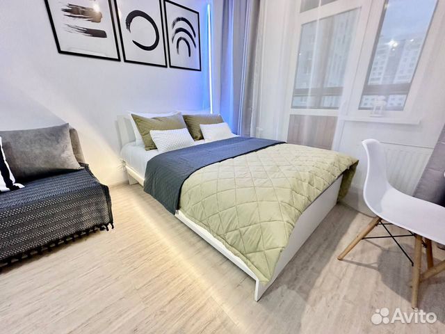 

Квартира-студия, 33,2 м², 2 кровати