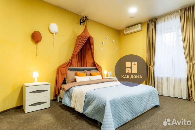 

1-к. квартира, 80 м², 3 кровати