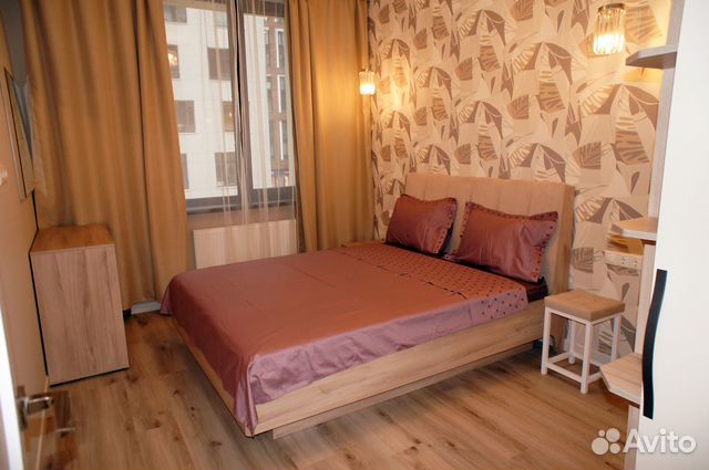 

1-к. квартира, 45 м², 2 кровати