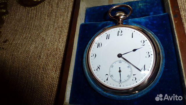 Золотые карманные часы IWC