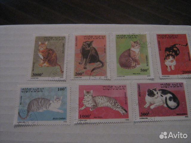 Марки Вьетнам 1990г