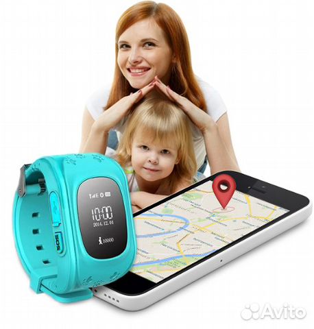 Умные детские часы c GPS трекером + PowerBank