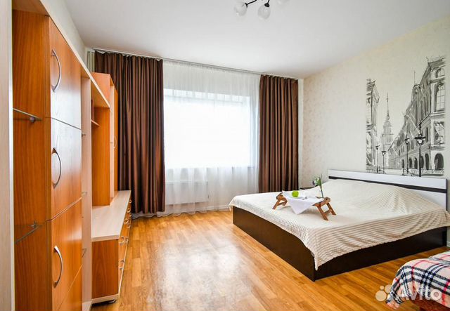 

1-к. квартира, 51 м², 2 кровати