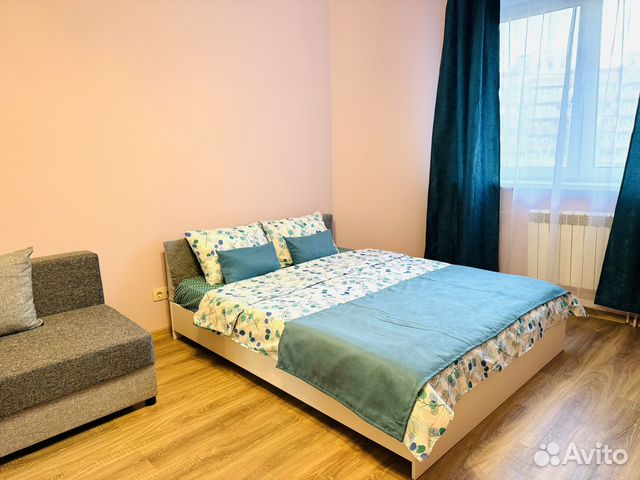 

1-к. квартира, 38 м², 2 кровати
