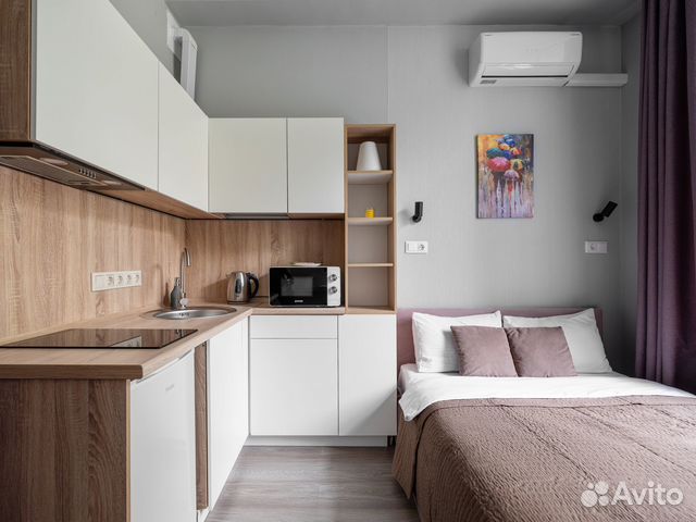 

Квартира-студия, 18 м², 1 кровать