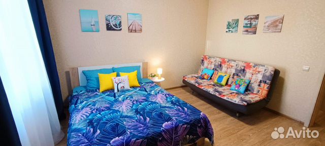 

1-к. квартира, 40 м², 2 кровати