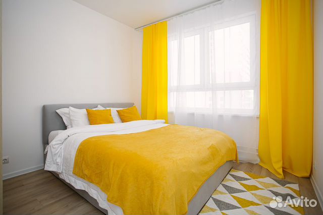 

1-к. квартира, 38 м², 2 кровати