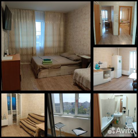 

1-к. квартира, 38 м², 2 кровати