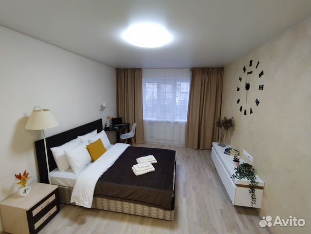 

1-к. квартира, 38 м², 2 кровати