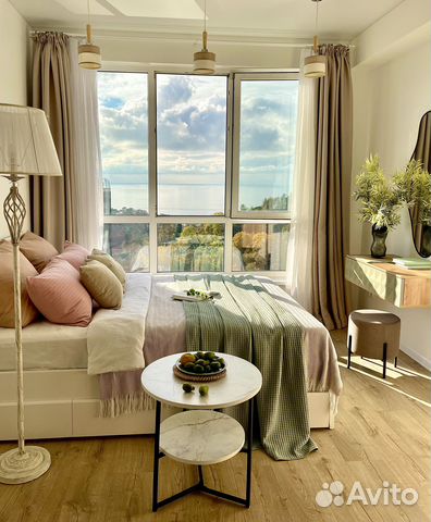

Квартира-студия, 34 м², 2 кровати
